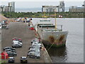 NT2677 : 'Sandettie', in Leith Western Harbour by M J Richardson