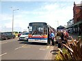 SD4364 : Old Stagecoach Bus on Marine Road Central,  Morecambe by Stephen Armstrong