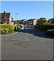 ST3090 : Cloudless blue sky over Birchgrove Close, Malpas, Newport by Jaggery