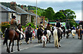 NT2540 : Beltane Procession riders, Peebles (2) by Jim Barton