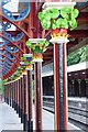 SO7845 : Ironwork in Great Malvern Station by Philip Halling