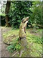 SJ7540 : Chainsaw sculpture of a badger by Oliver Dixon