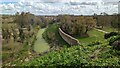 TL7745 : Clare Castle Moat, Curtain Wall and Bailey by Sandy Gerrard