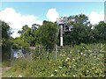 SU5950 : Signal gantry near Pack Lane bridge by Oscar Taylor