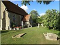 TQ8076 : The former churchyard of St Mary Hoo by Marathon