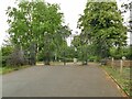 SE6050 : Rowntree Park: World War II memorial gates by Stephen Craven