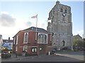 TM4290 : Beccles Town Hall and Clock Tower by Adrian S Pye