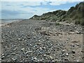 NU2803 : Three levels of beach, south of Amble by Christine Johnstone