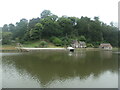 SX4164 : Boat moored at Pentillie Quay by Christine Johnstone