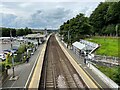 NS7275 : Croy railway station, Lanarkshire by Nigel Thompson