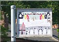 SJ8989 : Lowry on a lamppost by Gerald England