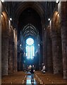 HY4410 : Kirkwall - St Magnus Cathedral - Nave & Choir looking east by Rob Farrow