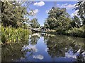 SU7251 : Lift bridge, North Warnborough, Basingstoke Canal [1] by Christine Johnstone