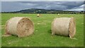 SO9137 : Hay bales  by Philip Halling