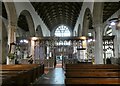 SX8060 : Totnes - St Mary's church - Nave and rood screen by Rob Farrow