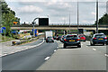 TL3400 : M25 at Waltham Cross Interchange (Junction 25) by David Dixon