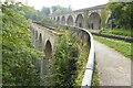 SJ2837 : The Chirk Aqueduct and railway viaduct by Philip Halling