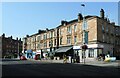 NS5661 : Tenements with shops, Kilmarnock Road by Richard Sutcliffe