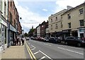 NZ1985 : Looking east down Bridge Street, Morpeth by Robert Graham