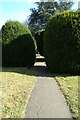 TL8237 : Church Path at All Saints Church by Geographer