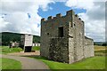 NY7666 : Replica Stone Milecastle at Vindolanda by Jeff Buck