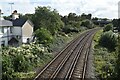 SU6604 : Tracks on the western chord of Portcreek Junction by David Martin