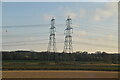 TM3758 : Pylons near Langham Bridge by N Chadwick