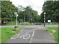 SJ5010 : Path on former railway, Shrewsbury by Malc McDonald