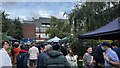 TQ2483 : Queen's Park Farmers' Market, Salusbury Primary School by Bryn Holmes