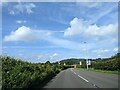 SO3011 : Leaving Llanellen heading north on the A4042 by Rob Purvis