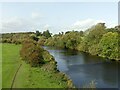 SE4843 : River Wharfe at Tadcaster by Alan Murray-Rust