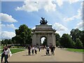 TQ2879 : Wellington Arch by Pebble