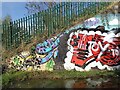 SE3118 : Horbury Underpass of Graffiti by Phillip De-Vere