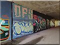 SE3118 : Horbury Underpass of Graffiti by Phillip De-Vere