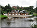 SJ4812 : Rowing club on the Severn, Shrewsbury by Malc McDonald