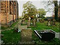 SE2217 : The churchyard of St Mary and St Michael, Whitley by Humphrey Bolton