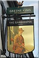 SE8801 : The Gamekeeper inn sign by Philip Halling