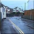 ST3090 : Puddles on Pillmawr Road, Malpas, Newport by Jaggery