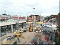 SJ8990 : Bus station construction work by Gerald England