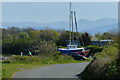 SH4661 : Boats at Porth Lleidiog Uchaf by Mat Fascione