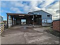 SJ5117 : Tractor barn at Battlefield 1403 farm shop by TCExplorer