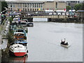 ST5872 : Along Merchants Quay by Neil Owen