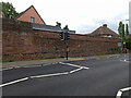 SJ5012 : Part of the boundary wall to the Whitehall Mansion House by Richard Law