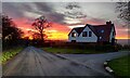 SO7878 : Sunset over Holbeache Lodge by Mat Fascione