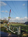 TQ0563 : Danger, Overhead Cables by Des Blenkinsopp