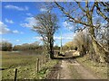 SJ7259 : The side lane and Hancock's Flood by Jonathan Hutchins