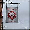 SK4826 : The sign of The Red Lion by David Lally