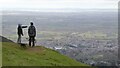 SO7645 : Enjoying the view from the Worcestershire Beacon by Philip Halling