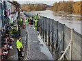 SO7875 : Erecting the flood defences along Severn Side North by Mat Fascione