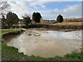 SK4934 : The River Erewash in spate by David Lally